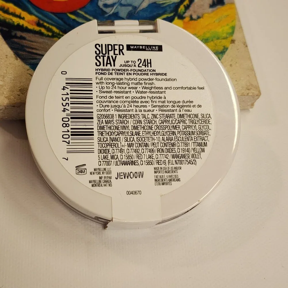 SEALED Maybelline Super Stay 24H Hybrid Powder-Foundation - #375